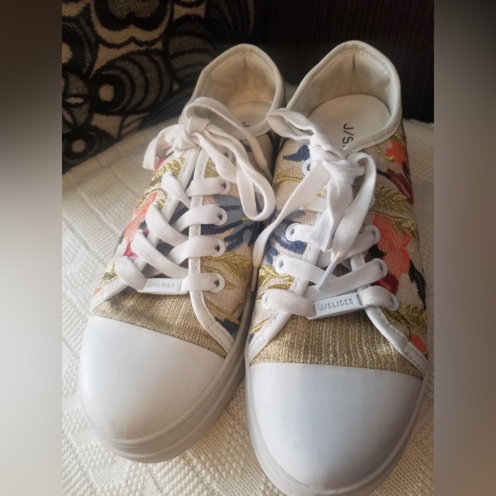 J/SLIDES Floral Sneakers